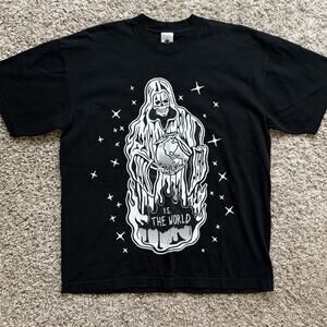 Warren Lotas Vs. The World Black T-Shirt Men’s Size Large Skeleton Skull